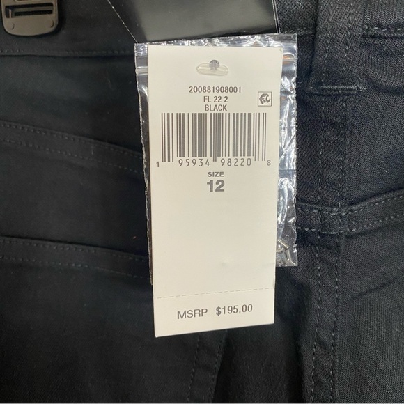 Lauren Ralph Lauren black label high Rise size 12 super stretch skinny jeans nwt - Picture 9 of 9